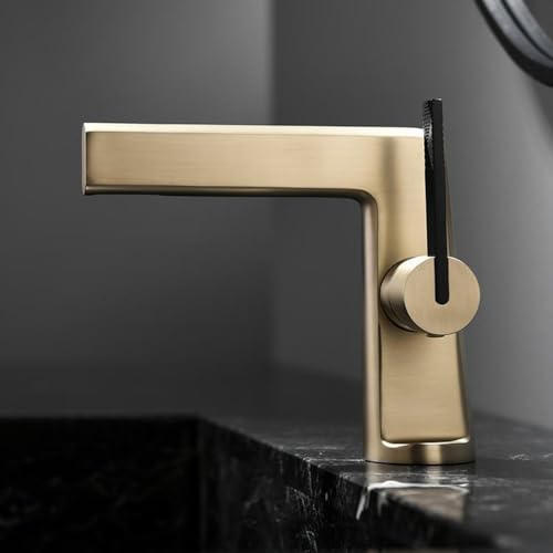 Mitigeur cascade pour lavabo de salle de bain robinet mitigeur laiton - 4