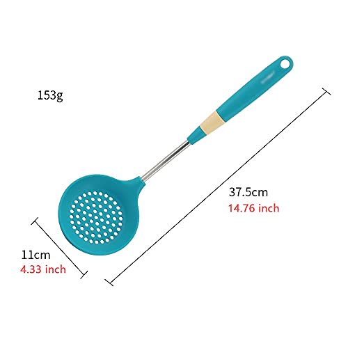 Ustensiles de cuisine silicone acier inoxydable outils de cuisson 7 pcs