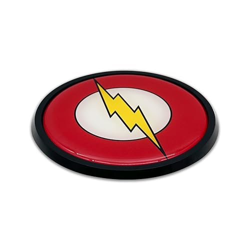 Imán decorativo The Flash negro grande 3.4 pulgadas miniatura 6