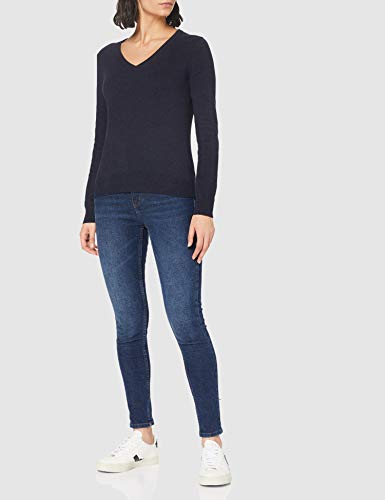 FIND Cotton V, Felpa Donna, Blu (Navy B8895)