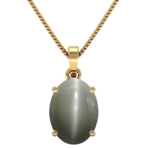 Pierre Lahsuniya Cat Eye naturelle de 7,39 carats 8,25 Ratti 9Q5