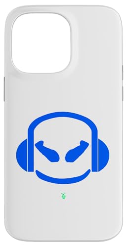 Funny DJ Mallow's SmilingFace �I�[���l�C�r�[�u���[ �X�}�z�P�[�X iPhone 14 Pro Max �p