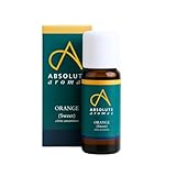 Absolute Aromas Aceite esencial de naranja, dulce, 10 ml, puro, natural, sin diluir, sin crueldad y vegano, para aromaterapia, difusores, quemadores de aceite, vela y recetas de belleza, neutro