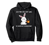 geh mir aus dem weg du unnötiger sozialkontakt hase Pullover Hoodie