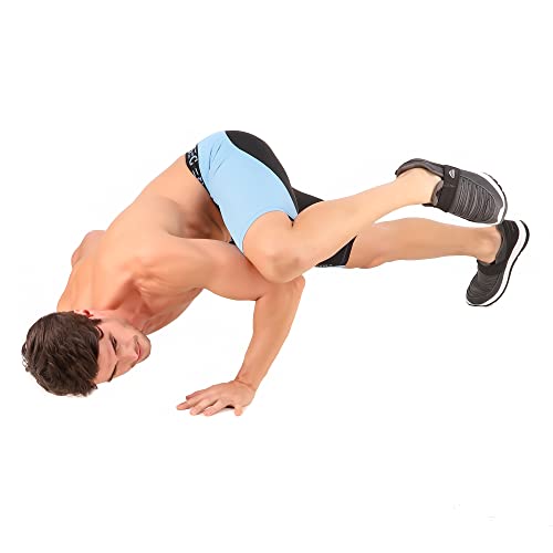 Image of Redesign Nylon Dual Color Compression Shorts for Multi-Sports with Back Zip Pocket