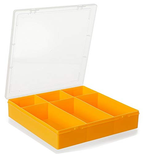 Wham 23254 contenitore a 6 scomparti giallo ca. 29...