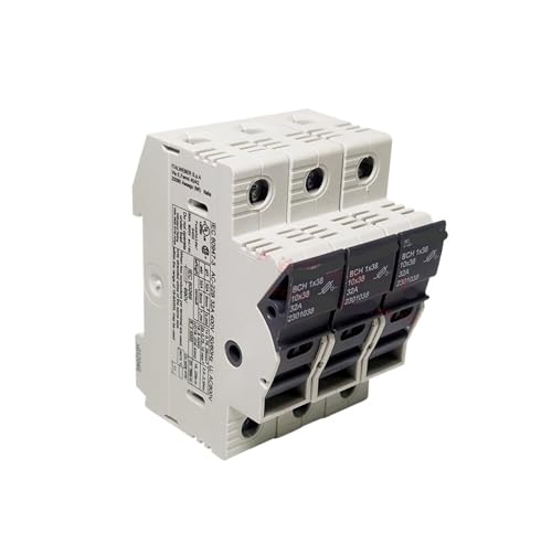 Porte-fusible 10*38 BCH 3P pour sécuriser l'alimentation de pompe à chaleur