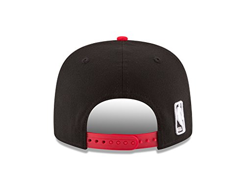 Boné masculino New Era NBA Chicago Bulls 9Fifty ajuste original 2 tons, tamanho único, preto