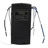 FTVOGUE Kit de Control Remoto Inalámbrico Universal para Ventilador de Techo de Larga Distancia con Función de Sincronización