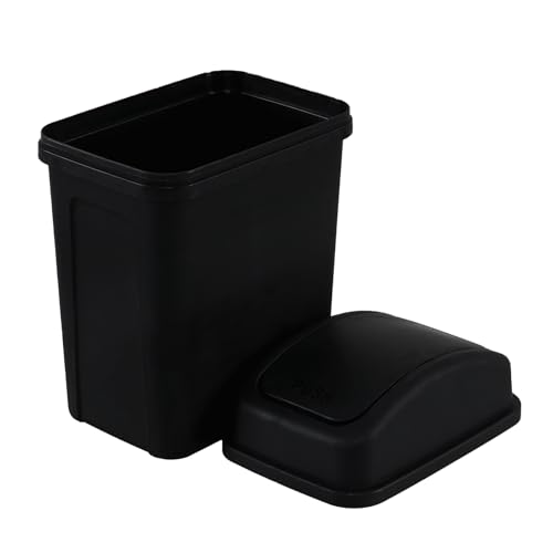 Cubo de basura de plástico de 7 litros con tapa bloquea olores 7