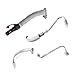 4PCS Turbo Oil Return Drain And Oil Feed Pipe Kit Compatible With Cruze Sonic Trax Encore 1.4L ; Replacement For 55587854,55592600,55567067,55568031
