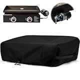 NOELIFE Cubierta de parrilla para Blackstone Olla de sobremesa de 22 pulgadas sin capucha, cubierta de parrilla para Adventure Ready Griddle 1666 accesorios de barbacoa impermeables para exteriores