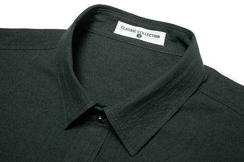 SIR7 Mens Summer Short Sleeve Cotton Linen Shirts Casual Button Down Shirts Beach Vacation Wedding Tops4