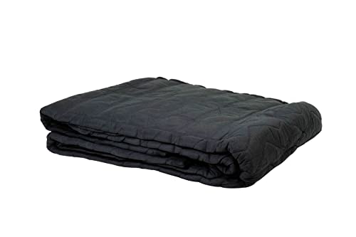 Mytee Products Small Black Sound Dampening Blanket with Grommets - 48