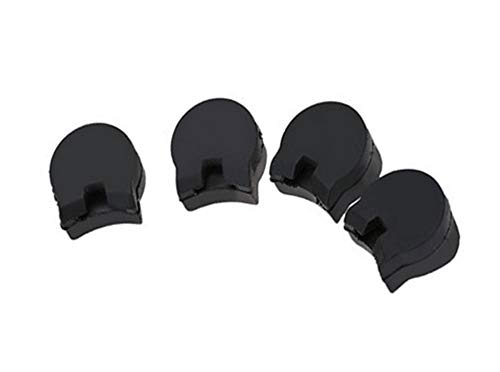 Tzong 4Pcs Black Rubber Thumb Rest for Oboe Clarinet Cushion Protector Comfortable