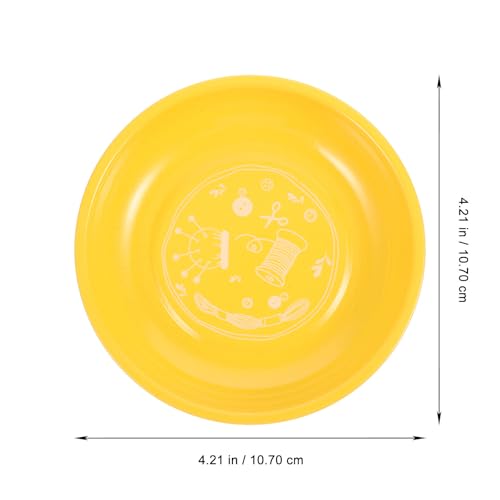 Cuenco magnético amarillo Cabilock para agujas de costura en acero 3