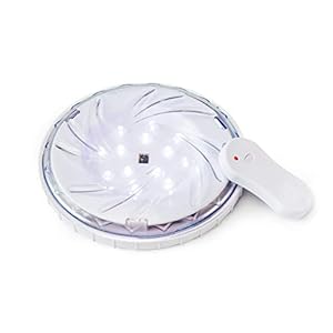 Steinbach LED-zwembadverlichting met afstandsbediening, magnetische bevestiging of vrij zwemmend, Ø ca. 15 cm, 060060