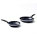 GreenPan Cambridge Ensemble de Poêles à Frire Antiadhésives 24cm & 28cm sans PFAS, Noir