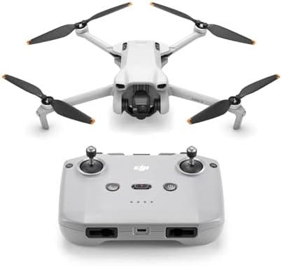 DJI Mini 3 – Mini drone con fotocamera leggero e pieghevole con video in 4K HDR, autonomia di 38 minuti, Riprese verticali native e funzioni intelligenti, C0