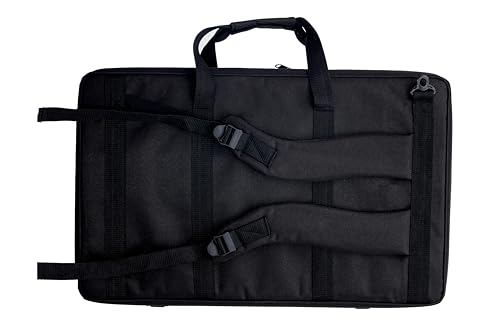 Image of GIG Master DJ Console & Controller Cover /Safety Case /Backpack for Pioneer DJ DDJ-GRV6, Heavy Padded Light Weight with Double Pocket (Black)