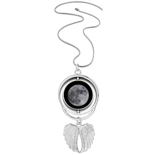 Collier ailes d'ange Big Moon Dark Night, un bijou symbolique protecteur et mystique