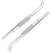 Pinzette Medizinisch Edelstahl Pinzette Gebogen 2 Stück 15,5cm Schräge Pinzette Spitz Pinzette, Präzisionspinzette für Wasserhaustiere, Korallen, Basteln, Kochen, Reparatur Handtuchhalter,Edelstahl  günstig Kaufen-Pinzette Medizinisch Edelstahl Pinzette Gebogen 2 Stück 15,5cm Schräge Pinzette Spitz Pinzette, Präzisionspinzette für Wasserhaustiere, Korallen, Basteln, Kochen, Reparatur