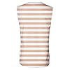 Generisch Men's Sleeveless Tank Top with Collar Digital Stripe Print for Casual Sports, Light pink, XXL #2
