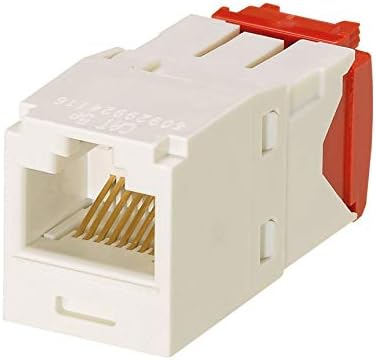 Panduit Mini-Com Cat5e TX-5e Modular Jack, Off-White, Box of 50 CJ5E88TGIW
