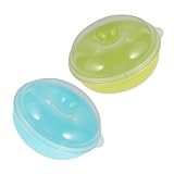 Photo Gallery heallily 2 contenitori per pane e pagnotta, leggeri, adatti al microonde, per bancone della cucina, ermetici, per snack e frigorifero, blu e verde Photo Gallery heallily 2 contenitori per pane e pagnotta, leggeri, adatti al microonde, per bancone della cucina, ermetici, per snack e frigorifero, blu e verde