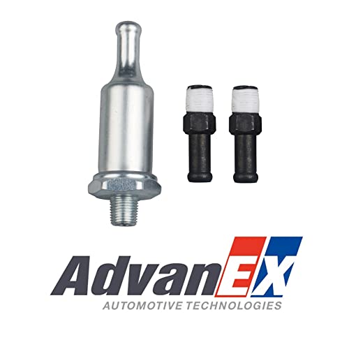 Advanex Universal Electric Fuel Pump 12V Heavy Duty Gas Diesel Inline 4.5-7Psi Metal Solid Petro Diesel Engine #TOP2