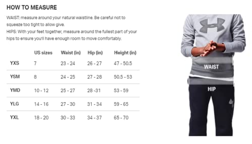 Under Armour Calça de beisebol utilitária para meninos, (080) Cinza beisebol / / preto, GG