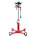 SUNEX TOOLS 1,000 lb Telescopic Transmission Jack, Air/Hydraulic, Foot & Hand Pump, Adjustable Saddle Arms, 73.5 in Max Height, Model 7796