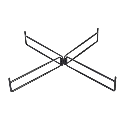 Fdit Folding Camping Cooler Stand, Iron Camping Rack with Water Protective Design and Compact Portability for Outdoor Adventures, BBQ Activities