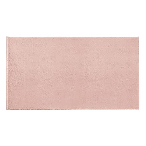 Baroni Home Tappeto Moderno da Bagno con Fondo Antiscivolo Super Morbido, Tappeto in Pelo da Soggiorno e Camera da letto, 60x110 cm, Rosa