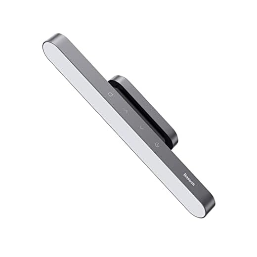 Luminária de mesa de LED Baseus, luzes magnéticas para armário, a bateria, regulável, sem fio, com controle de toque, recarregável, para escritório, home office, cozinha