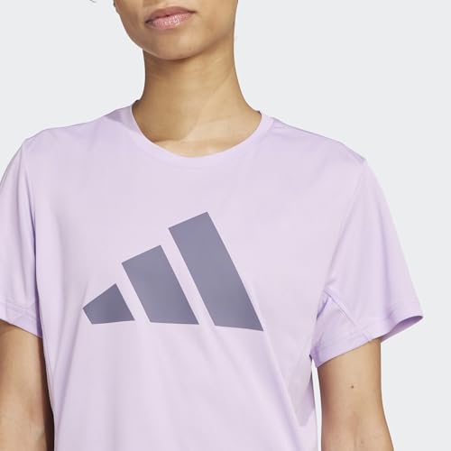 Image of adidas Women's Polyester Geometric Regular Fit T-Shirt
