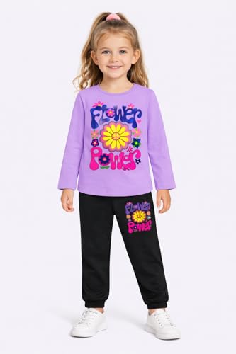 Image of TS LAVI TAVI Cotton Clothing Set for Girls Dress Full Sleeve T-shirt Top and Pyjama (Pack of 3)