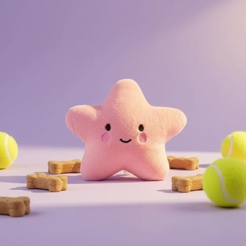 Juguete de Peluche Estrella para Perro con Sonido miniatura 3