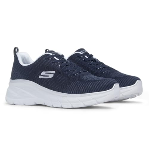 Skechers Fashion Fit 150384 Moonlight Glow Marine Chaussures de Sport pour Femme en Tissu, bleu marine, 40 EU