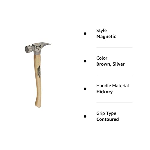 Stiletto Ti16Mc Ti 16 Milled Face Hammer With A Curved 18" Hickory Handle Industrial, Harware, Tools, Supply #TOP1