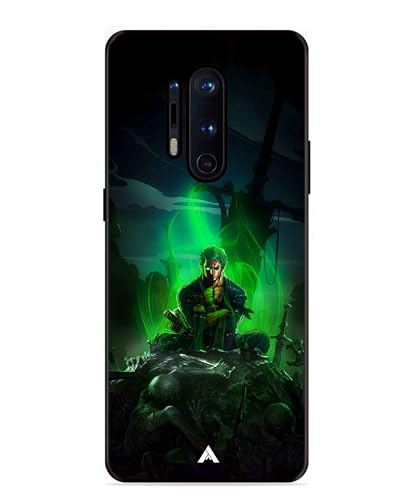 Image of Premium Anime 1 Case for Oneplus 8 Pro (Glossy Finish) Soft-Touch Metal TPU Back Cover, Shockproof, Designer, Aesthetic Mobile Phone Case