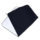 MAGICLULU Parasol para Coche 210t Doble Capa 160x89 Cm Protector Solar para Parabrisas De Vehículo Verano e Invierno Accesorio Automotriz
