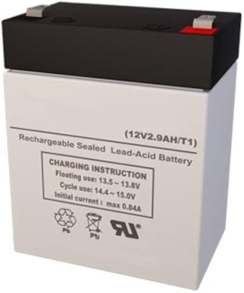 Amazon.com: LP12-2.9 12 Volt 2.9 AmpH SLA Replacement Battery with