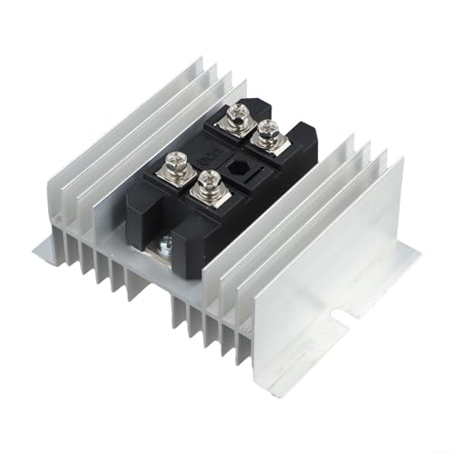 Bridge MDQ 100A 1600V with Aluminum Heat Sink for DC Power Supply, Single-Phase Full Wave Diode Module for PWM Converters and Motor Excitation
