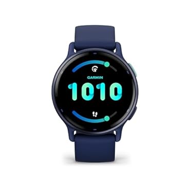 Monitor Cardíaco de Pulso com GPS Garmin Vivoactive 5 Azul marinho com pulseira de silicone Azul marinho