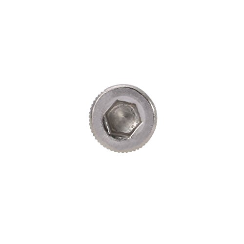 Sourcingmap 10pcs M4x50mm 304 Stainless Steel Knurled Hex Socket Head Bolts Nuts w Washers, Silver Tone - Image 3