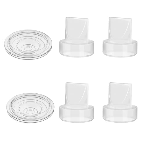 Image of TOVVILD 6pcs Duckbill Valves Silicone Diaphragm for S9/S12, Compatible with Momcozy/TSRETE Wearable Breast Pump Parts/Accessories (S9 S12 Parts)