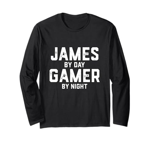 James Gamer ハロウィン ゲームジム コスチューム 男性用 James 長袖Tシャツ