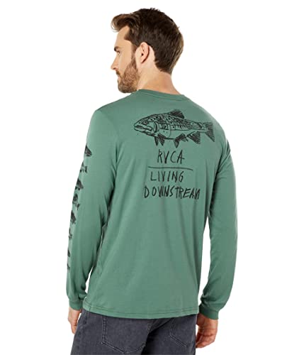 T-shirt RVCA Aérial L/S en coton de qualité supérieure