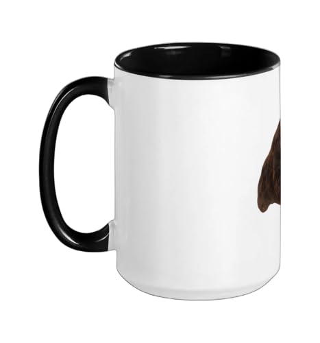 Charging Bull Relentless Power Force Ceramic Mug, Black/White, 15oz